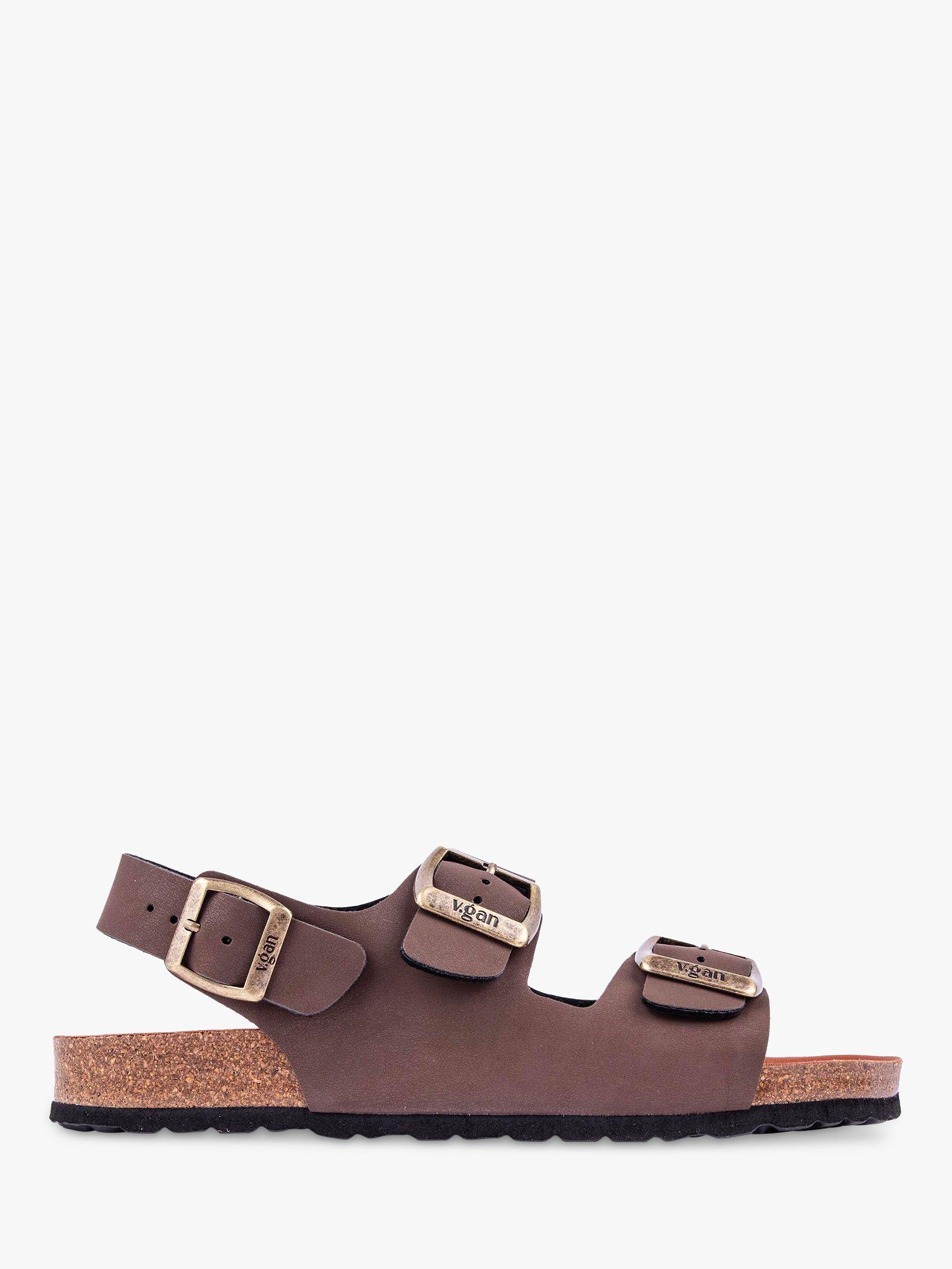 V.GAN Vegan Lima Footbed Sandals, Tan