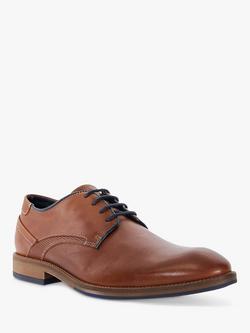 Dune London Bridon Lace Up Gibson Shoes - view 2, Tan-leather