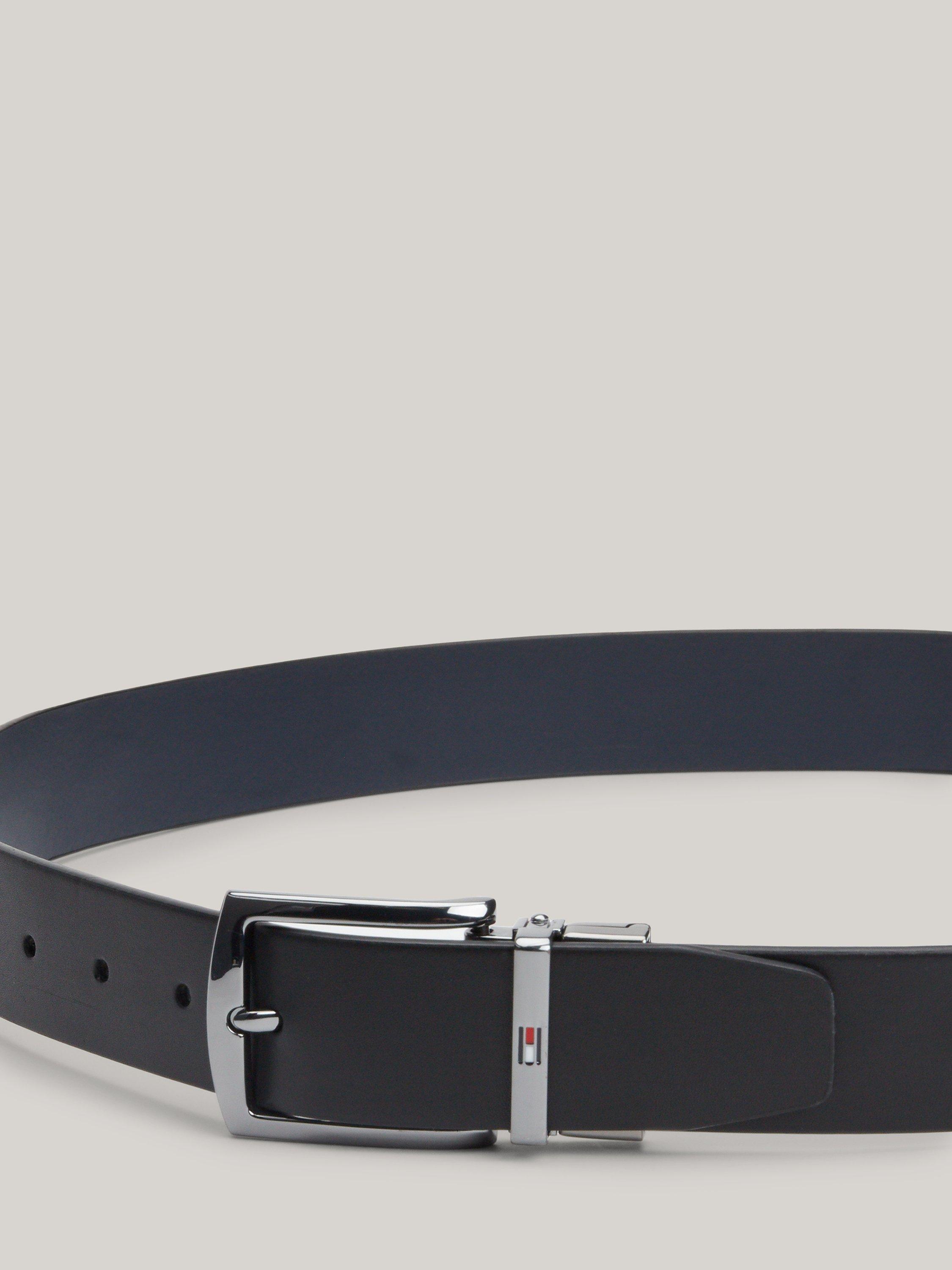 Product image 3 of 3, which shows Tommy Hilfiger Denton Reversible Belt, Space Blue/Black, 28
