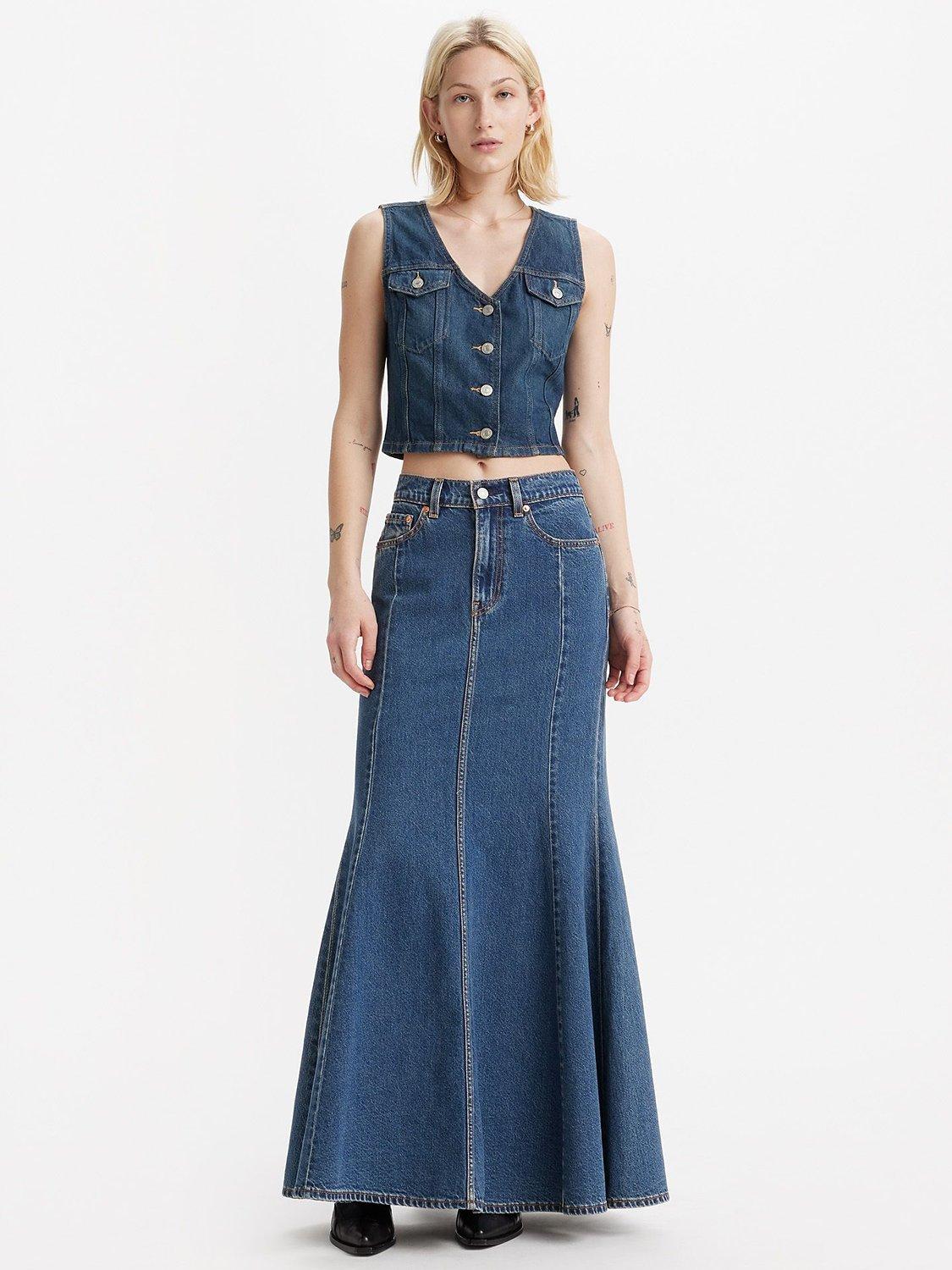 Levi s Mermaid Denim Skirt Enchantment