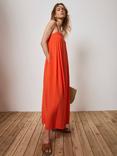 Mint Velvet Sun Midi Dress, Orange