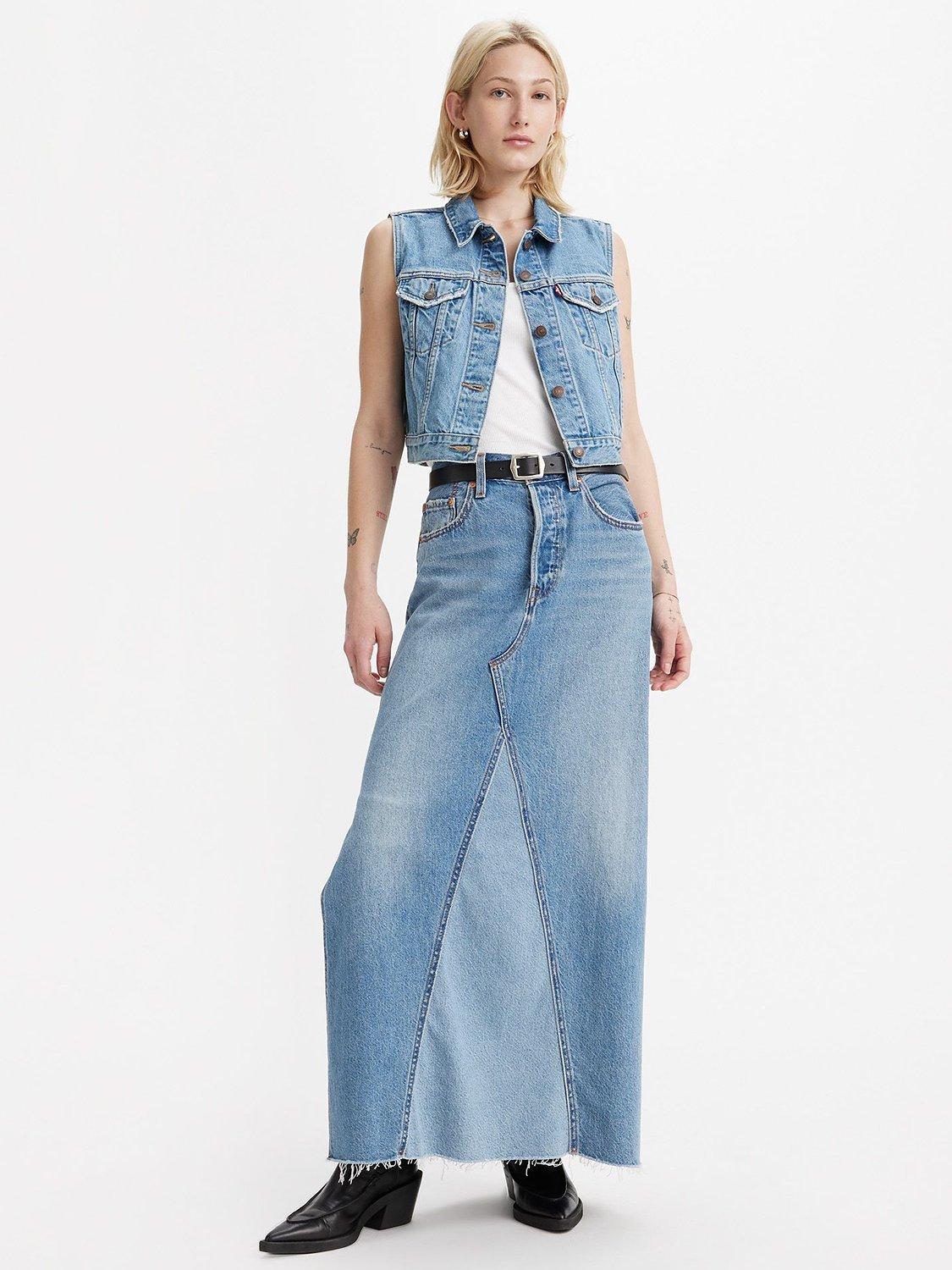 Levi's Iconic Denim Maxi Skirt, Own It