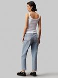 Calvin Klein Tapered Mom Jeans, Light Blue