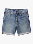 Nudie Jeans Josh Denim Shorts, Blue