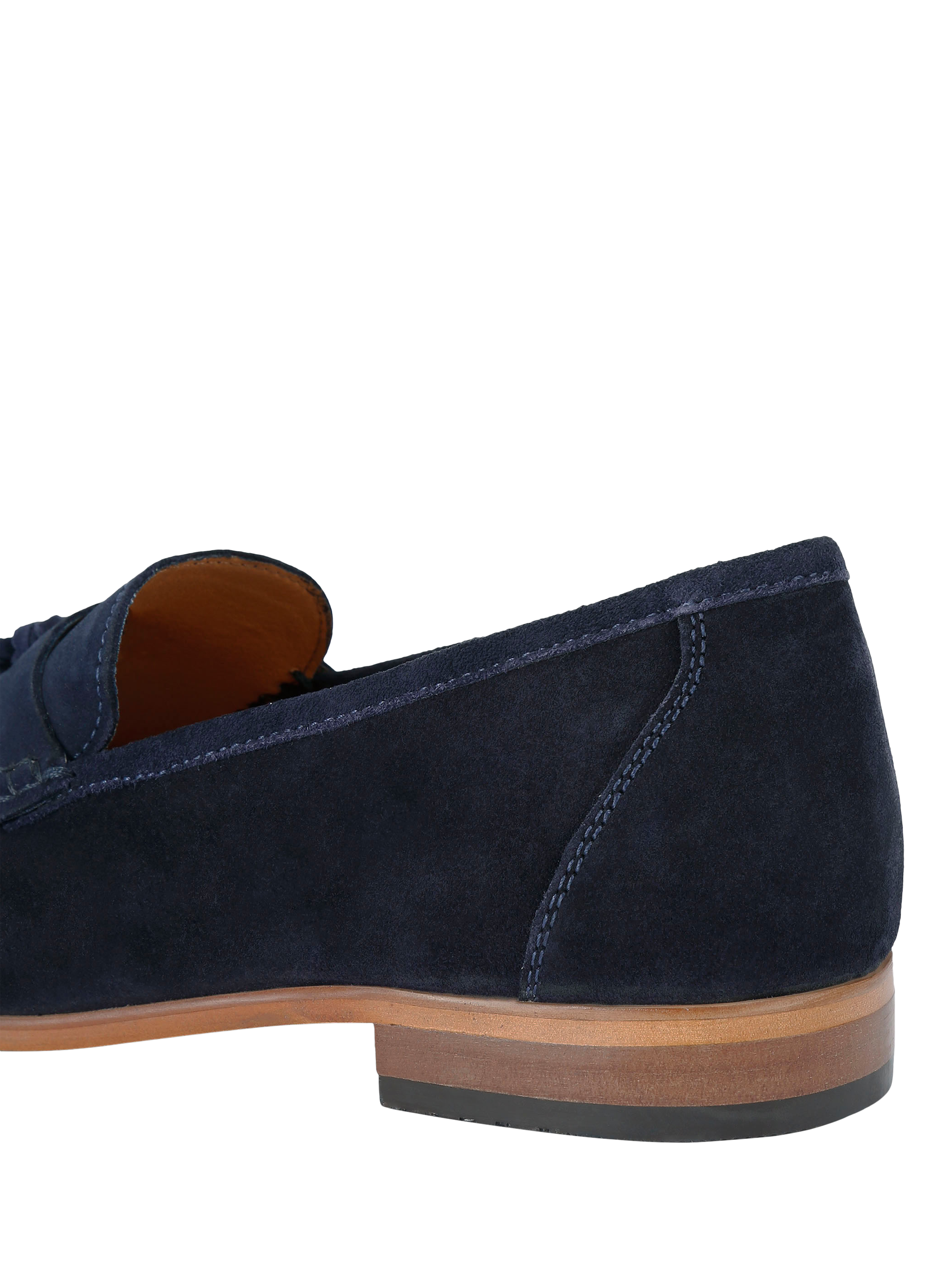 Product image 4 of 4, which shows KG Kurt Geiger Reggie Suede Loafers, Blue Navy, 6