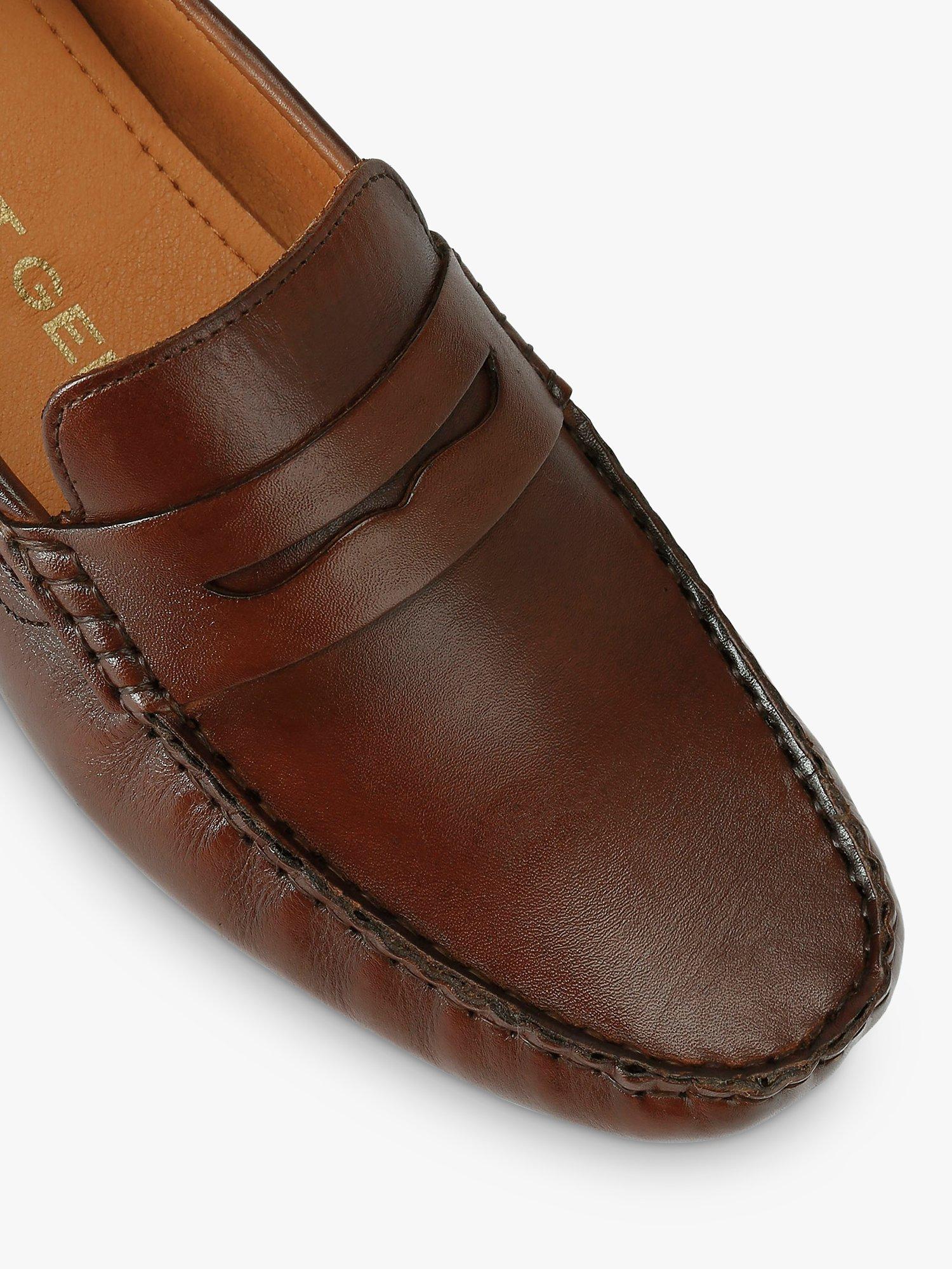 Product image 4 of 4, which shows KG Kurt Geiger Rocky Leather Loafers, Tan, 6