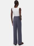 Whistles Lottie Pinstripe Trousers, Navy/Multi