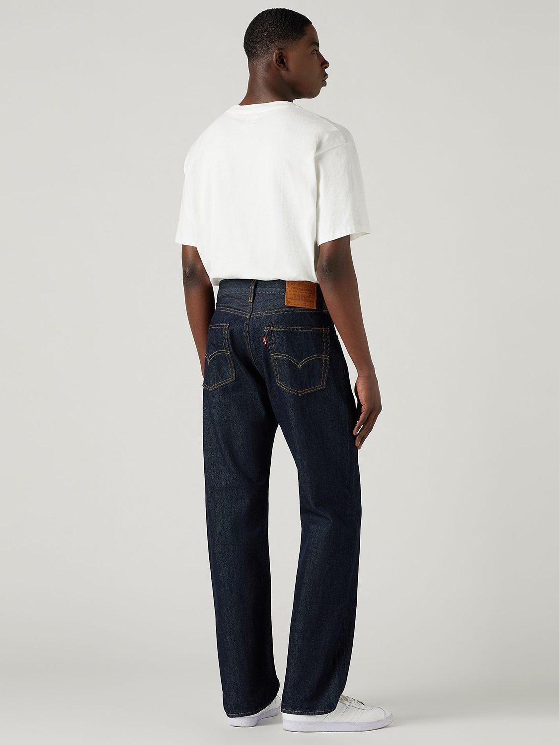 Product image 2 of 6, which shows Levi's Relaxed Fit Utility Trousers, Dark Blue, 30R