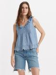 Levi's Fauna Ruffle Blouse, Serene Light Stone