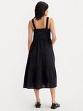 Levi's Cici Tiered Midi Dress, Caviar