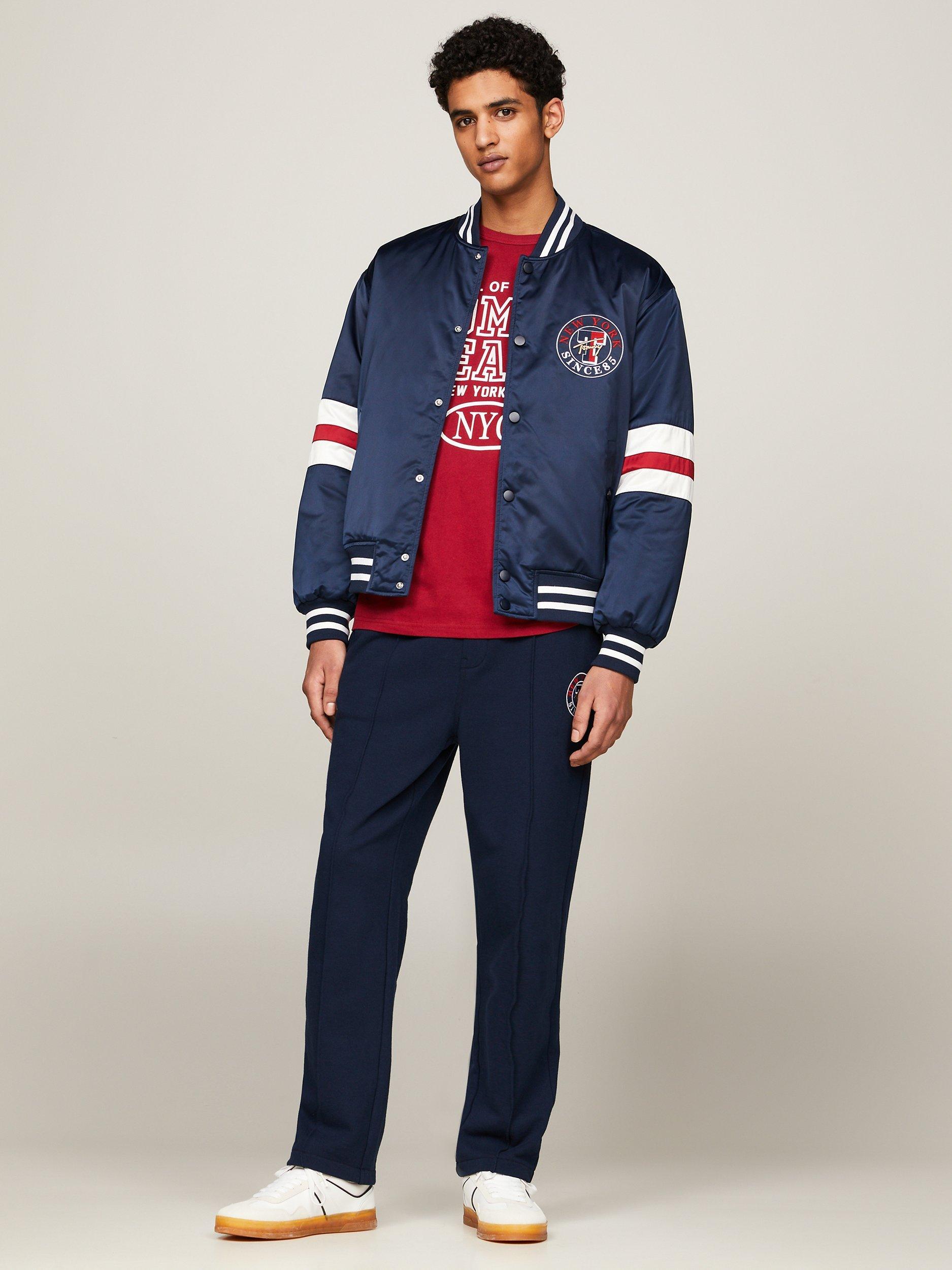Tommy Hilfiger Varsity Bomber Jacket, Dark Night Navy