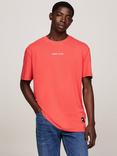 Tommy Jeans Regular Fit Classic T-Shirt, Deep Crimson