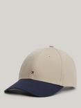 Tommy Hilfiger Flag Baseball Cap, Beige / Space Blue