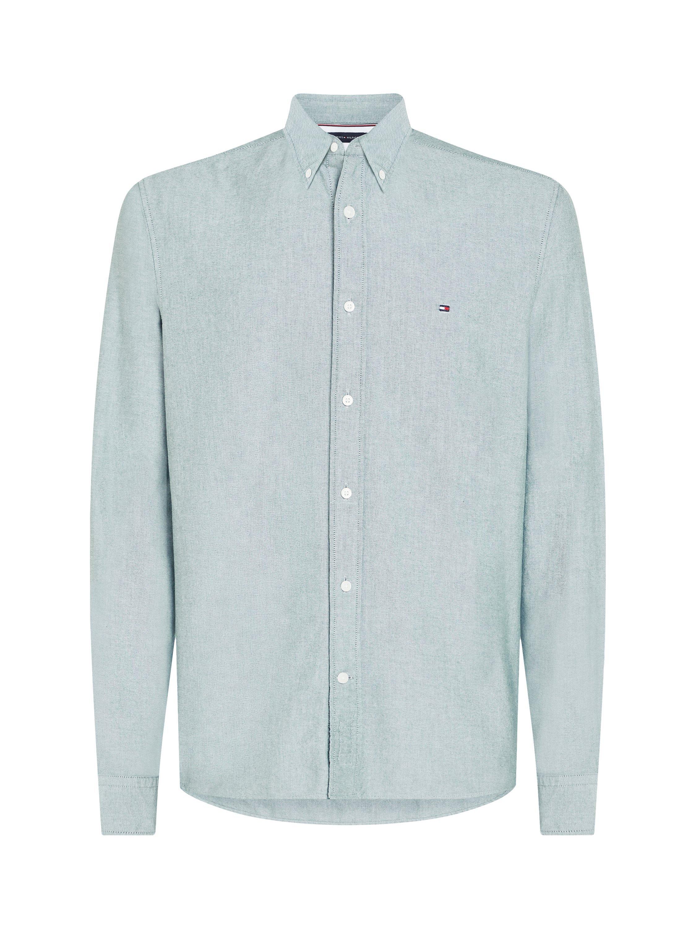 Product image 5 of 6, which shows Tommy Hilfiger Heritage Oxford Shirt, Ornamental Green, L