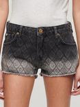 Superdry Geometric Denim Hot Shorts, Wolcott Blackstone