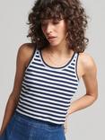 Superdry Organic Cotton Vintage Ribbed Crop Vest Top