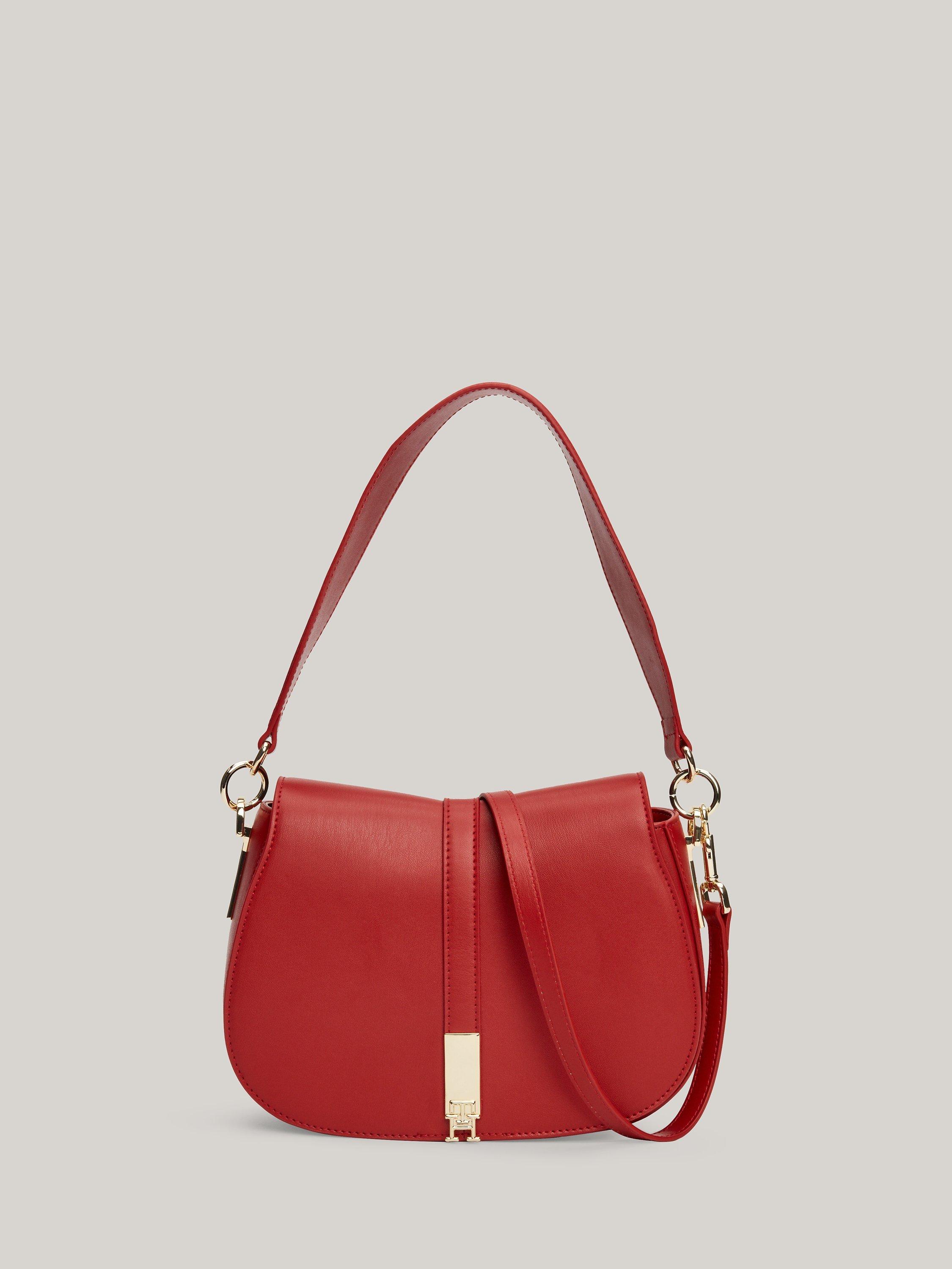 Tommy Hilfiger Heritage Saddle Bag, Dark Magma