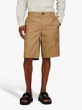 SISLEY Cargo Bermuda Shorts, Camel