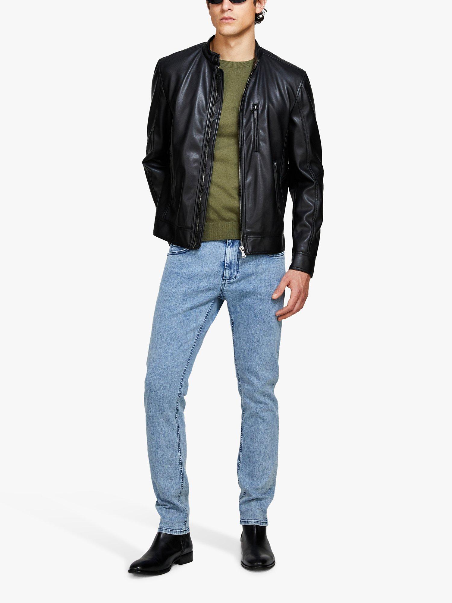 Product image 3 of 5, which shows SISLEY Slim Fit Crew Neck Cotton Blend Jumper, Green, XXL