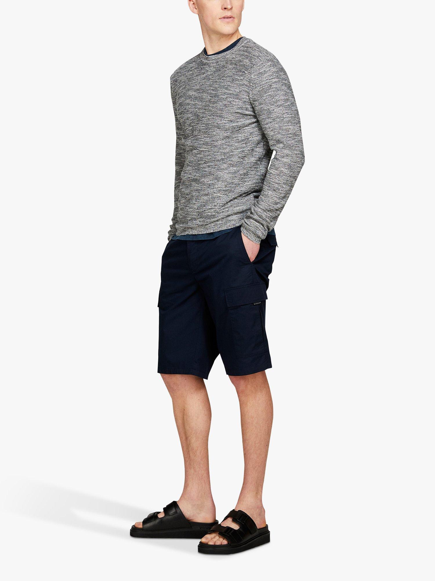 Product image 4 of 5, which shows SISLEY Cotton Blend Marl Jumper, Light Grey, XXL