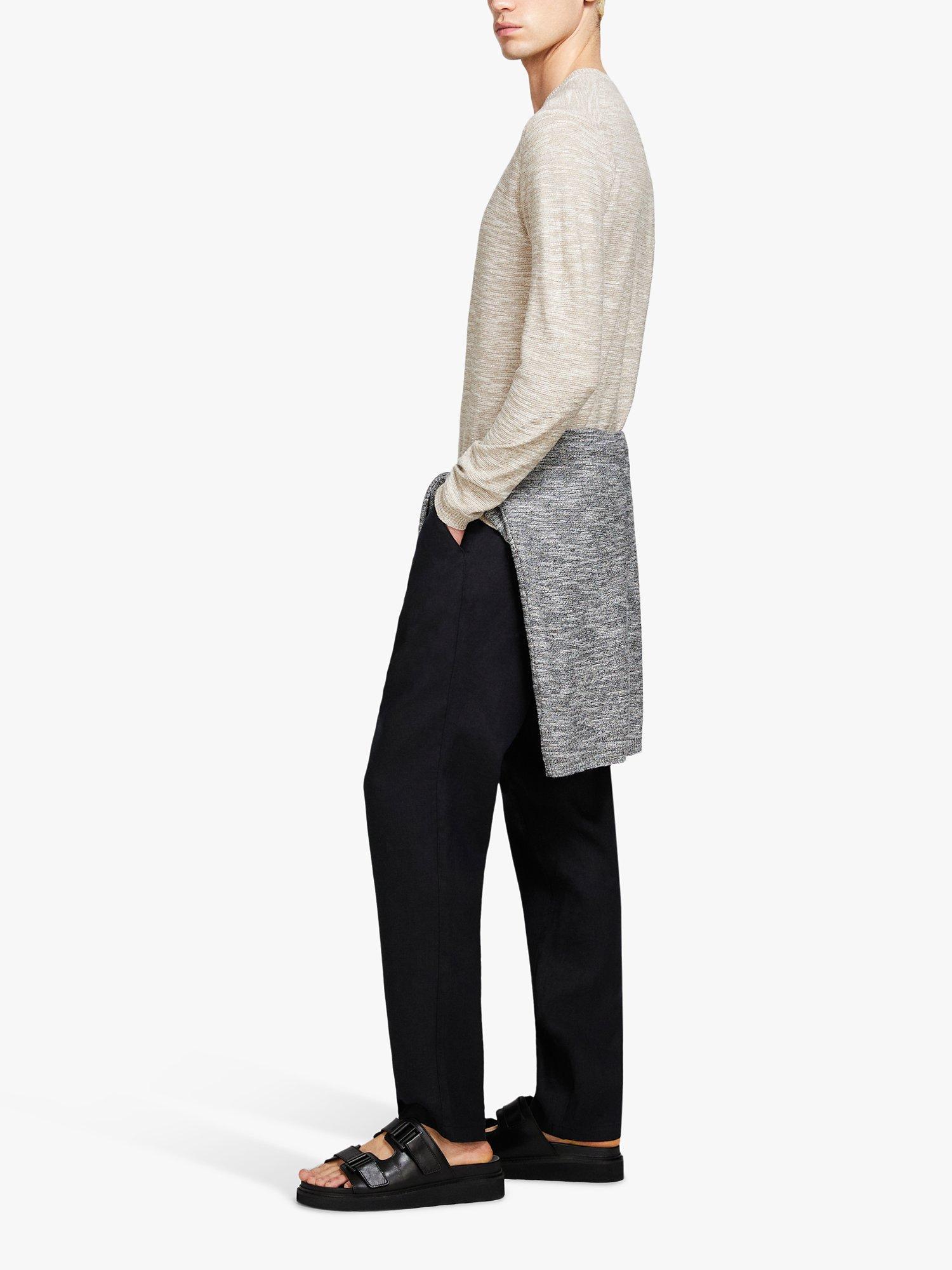 Product image 4 of 5, which shows SISLEY Cotton Blend Marl Jumper, Beige, L