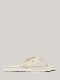 Tommy Hilfiger Logo Beach Sandals, Classic Beige