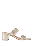 Carvela Twisted Leather Heeled Mules