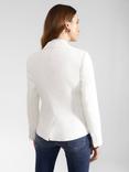 Hobbs Petite Blake Linen Jacket, Ivory