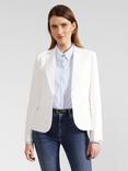 Hobbs Petite Blake Linen Jacket, Ivory