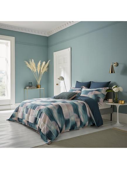 Harlequin Oscillation Cotton Duvet Cover Set, Blue/Multi