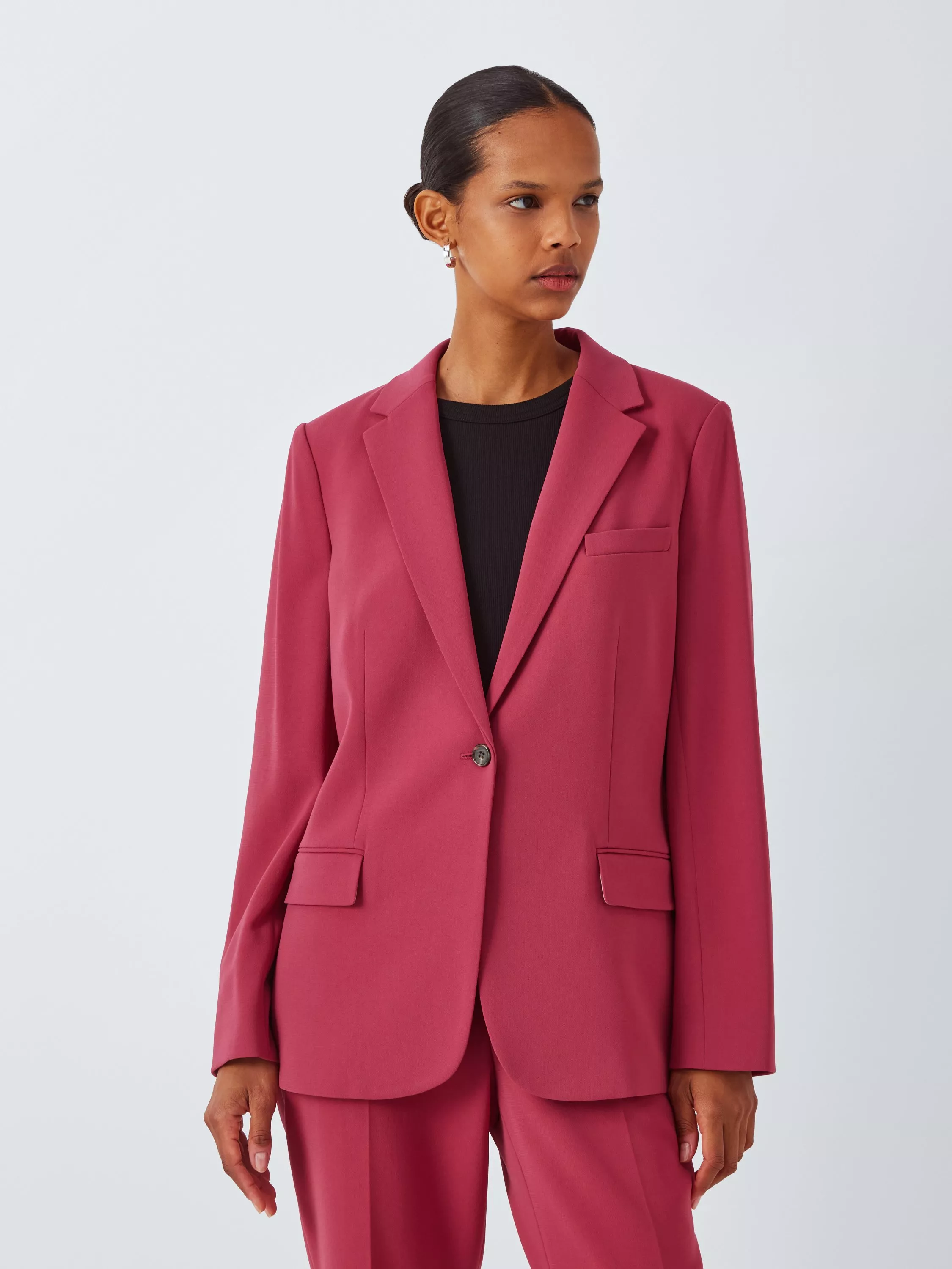 Theory pink blazer store