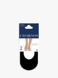 Charnos Ballerina Shoe Liners, Pack of 2, Black