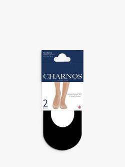 Charnos Ballerina Shoe Liners, Pack of 2, Black