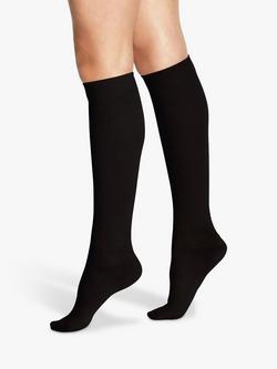 Charnos Travel Flight Socks - view 2, Black