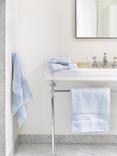 Jasper Conran London Zero Twist Cotton Fast Drying Towel, Pale Blue
