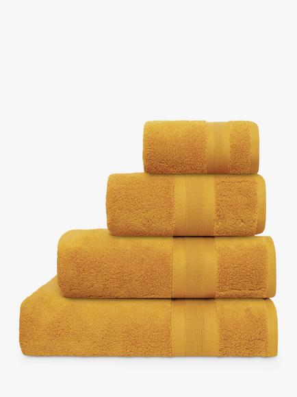 Jasper Conran London Zero Twist Cotton Fast Drying Towel, Ochre