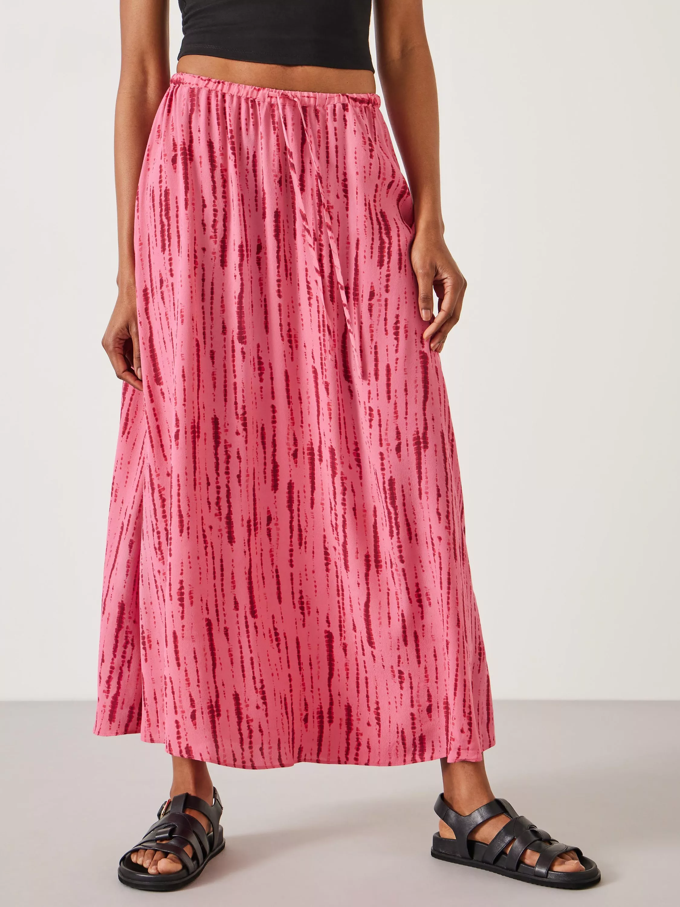 John lewis pink pleated skirt hotsell