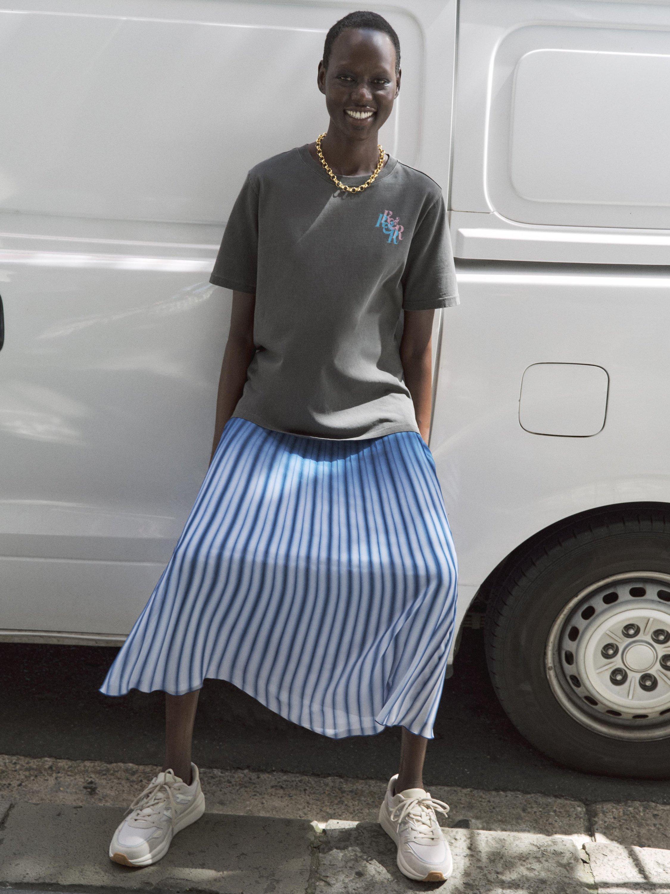 Plisse skirt sales