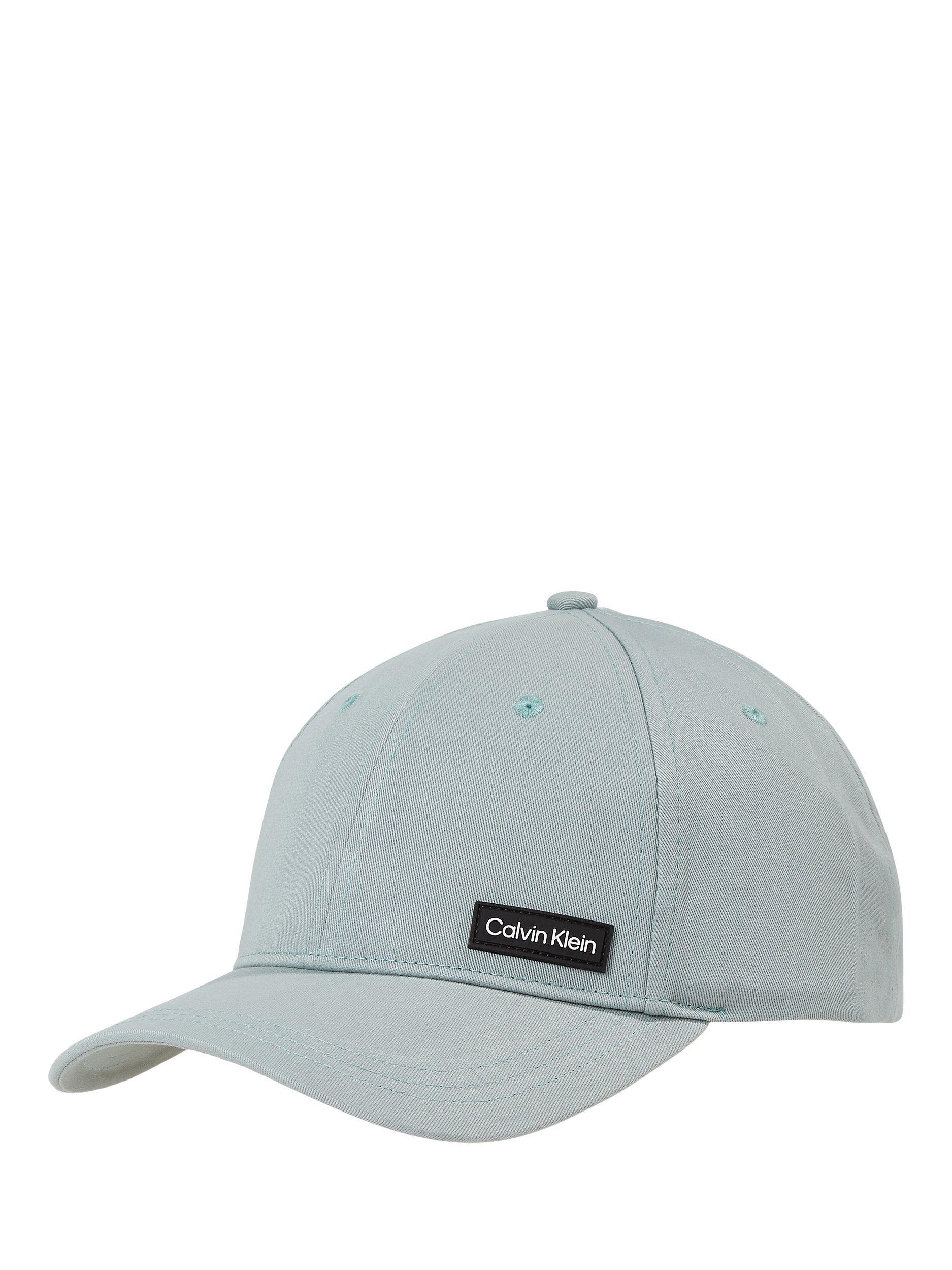 Calvin Klein Organic Cotton Patch Cap, Slate Grey, One Size