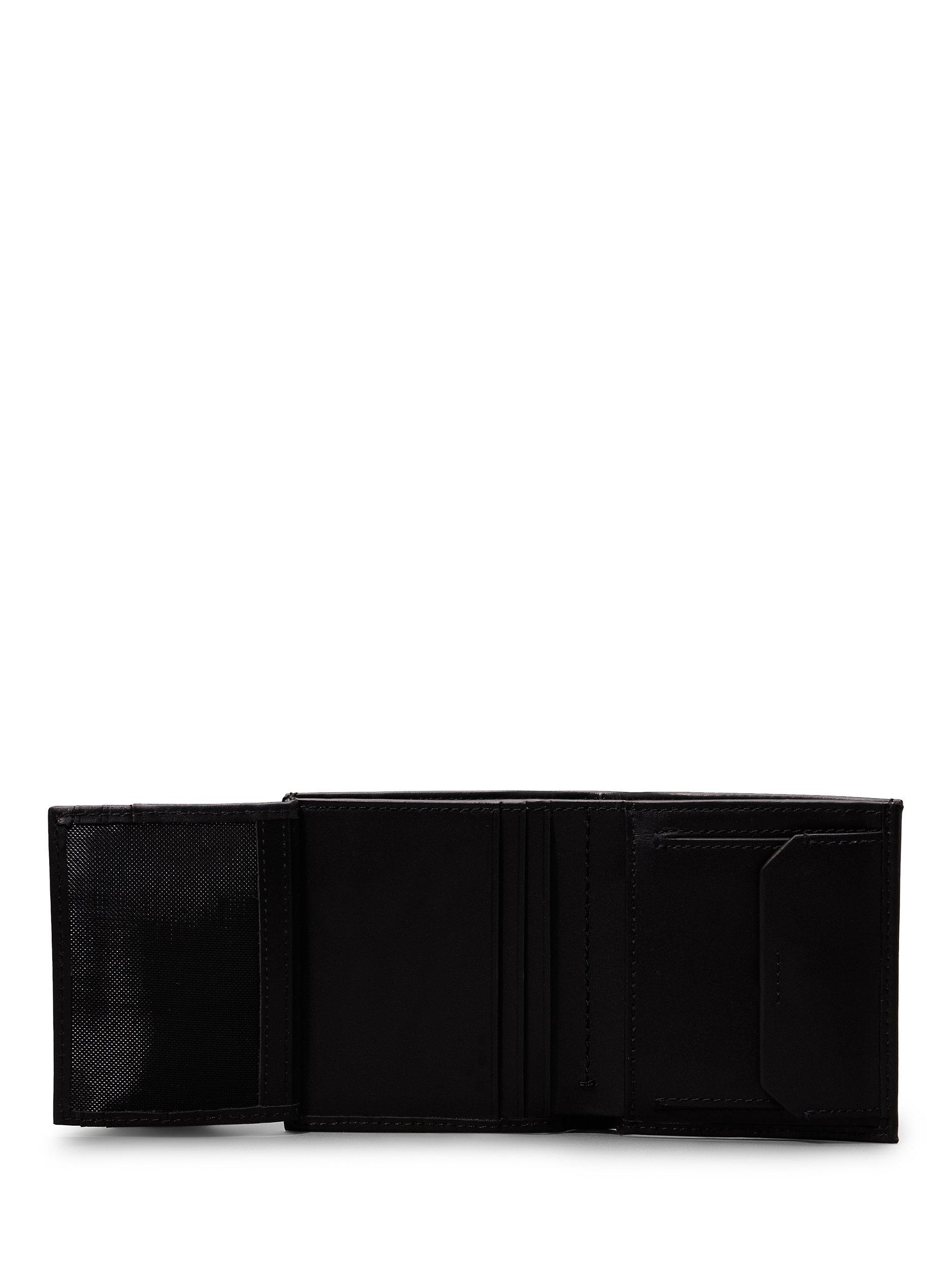 Product image 5 of 5, which shows Calvin Klein Smooth Leather Trifold Wallet, Ck Black