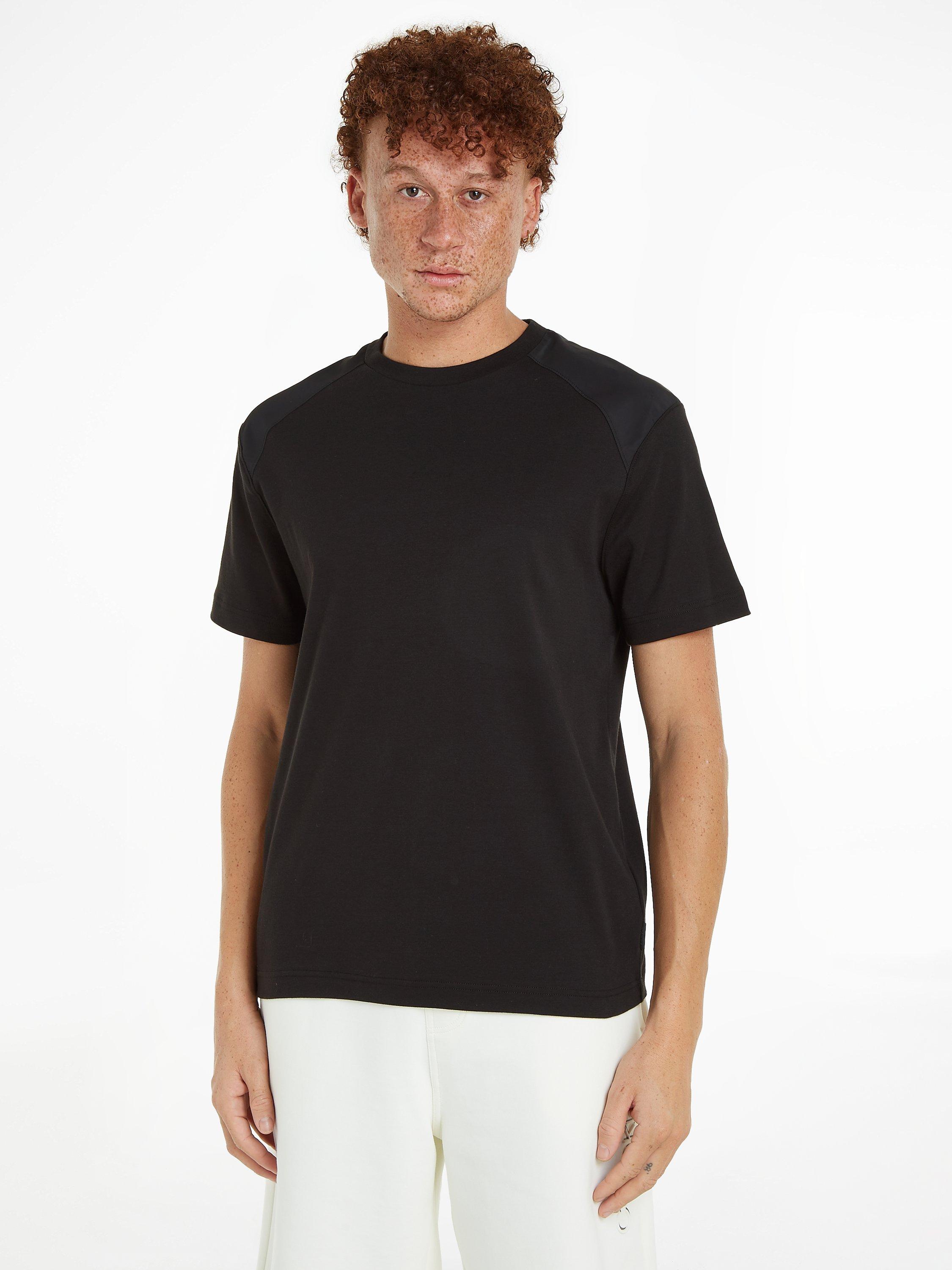 Calvin Klein Mix Media T-Shirt, Ck Black