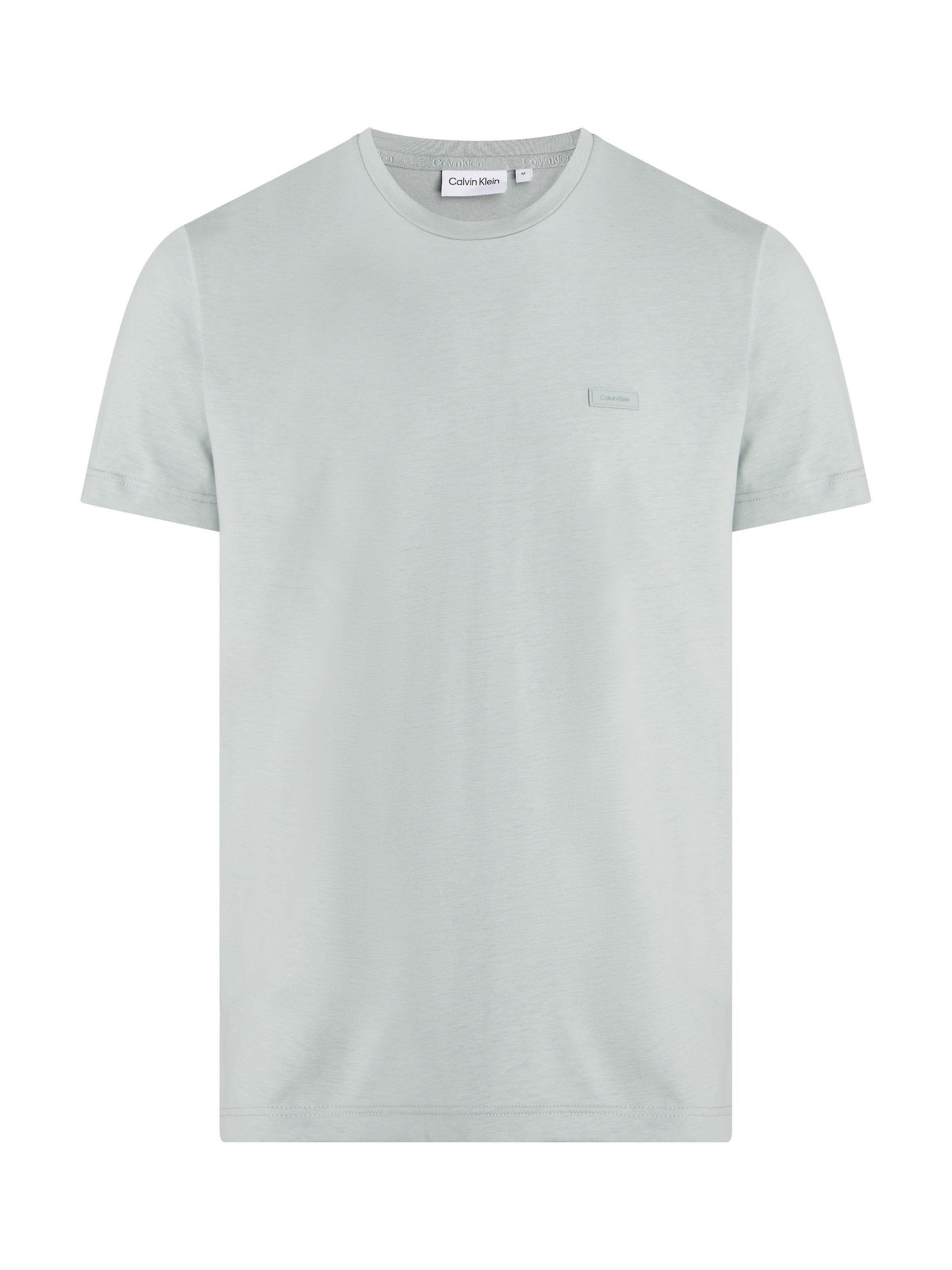 Calvin Klein Smooth Cotton T-Shirt, Slate Gray
