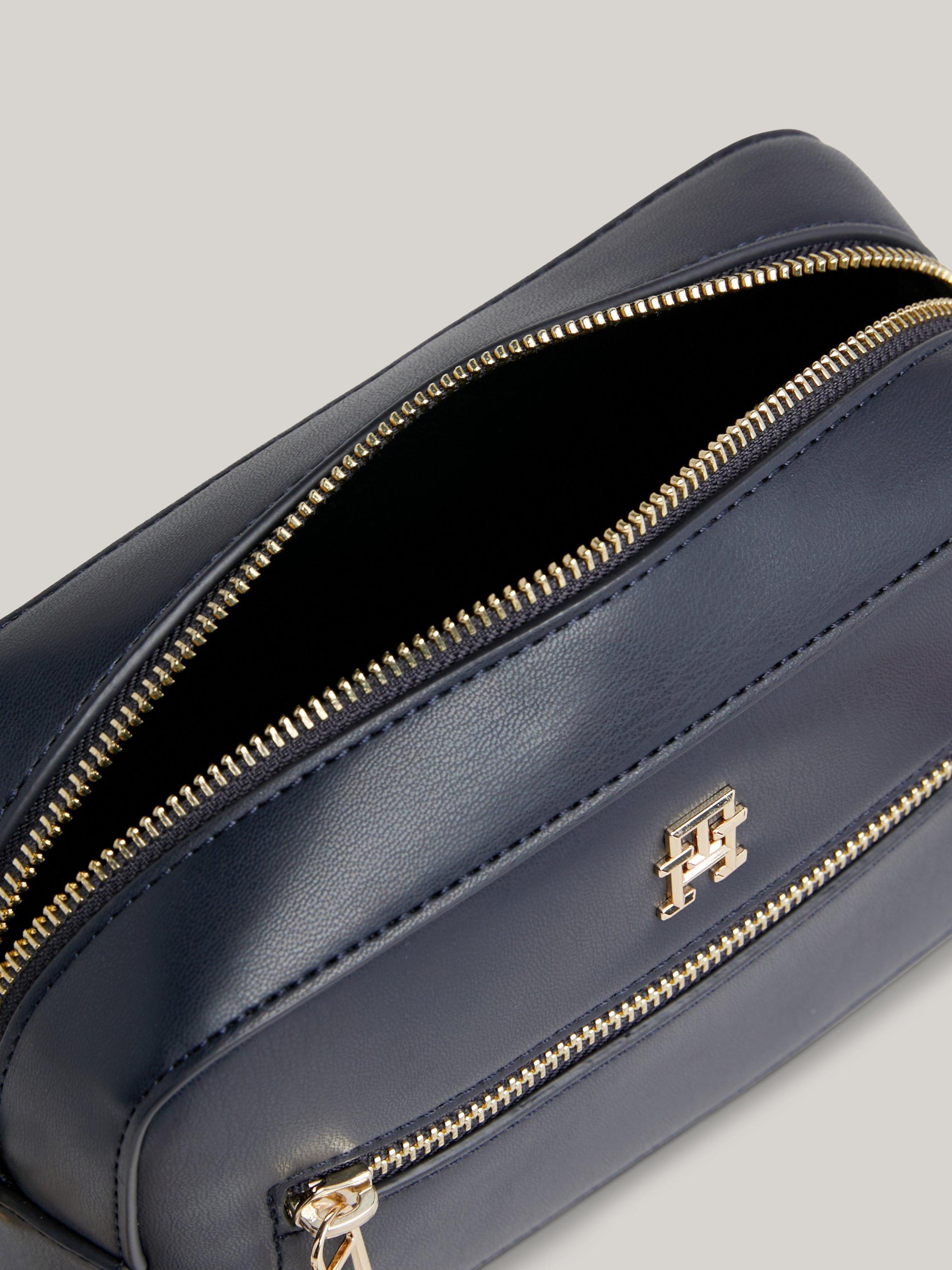 Product image 2 of 5, which shows Tommy Hilfiger Iconic Crossbody Camera Bag, Navy