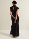 Phase Eight Collection 8 Wenda Tapework Lace Dress, Black