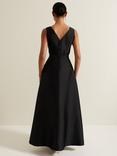 Phase Eight Yisanne Flared Maxi Dress, Black