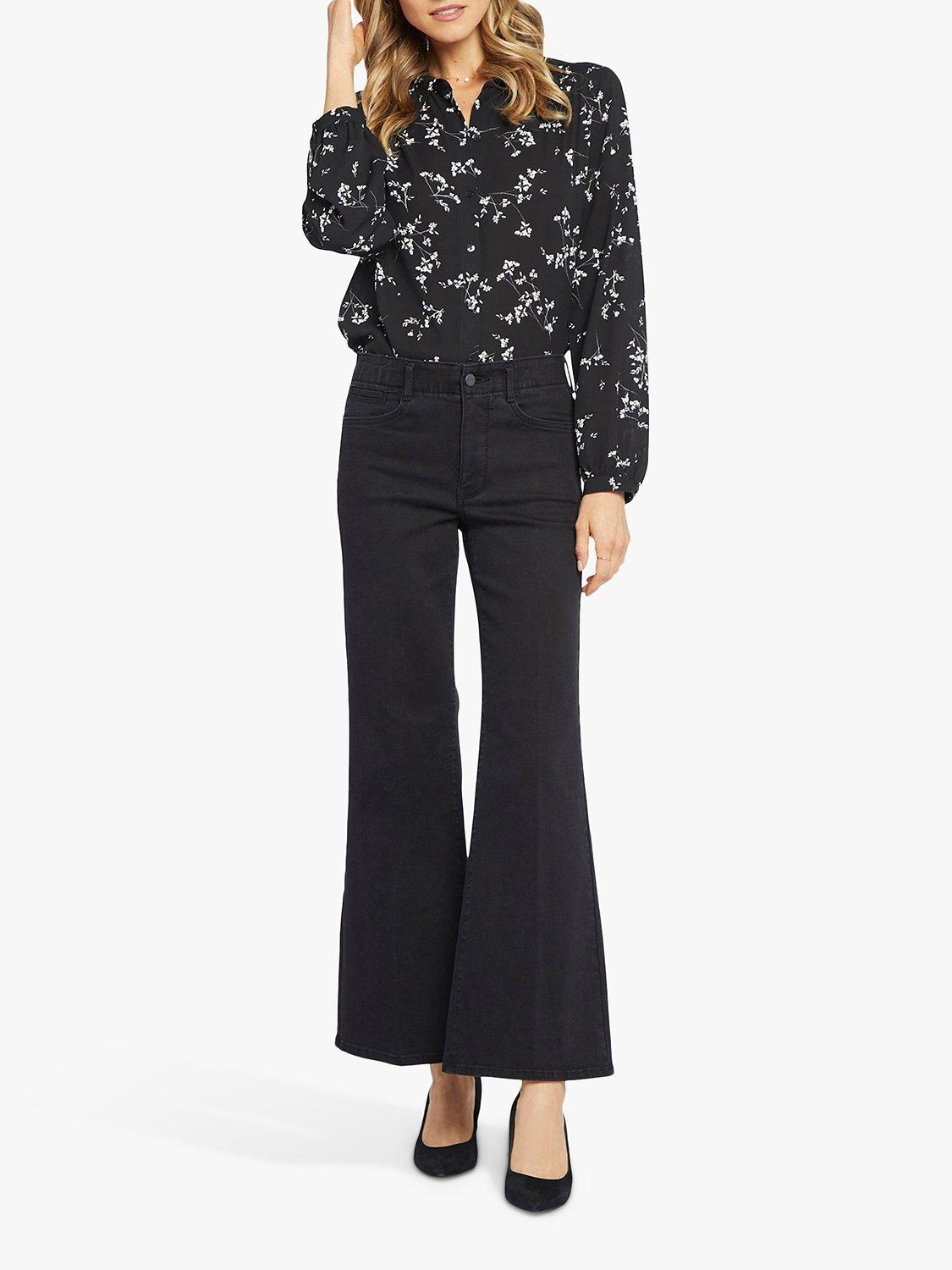NYDJ Waist Match Major WIde Leg Jeans, Vintage Black
