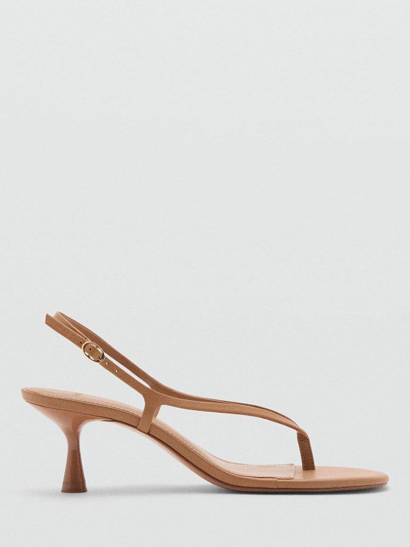 Mango Uri Sandals, Brown