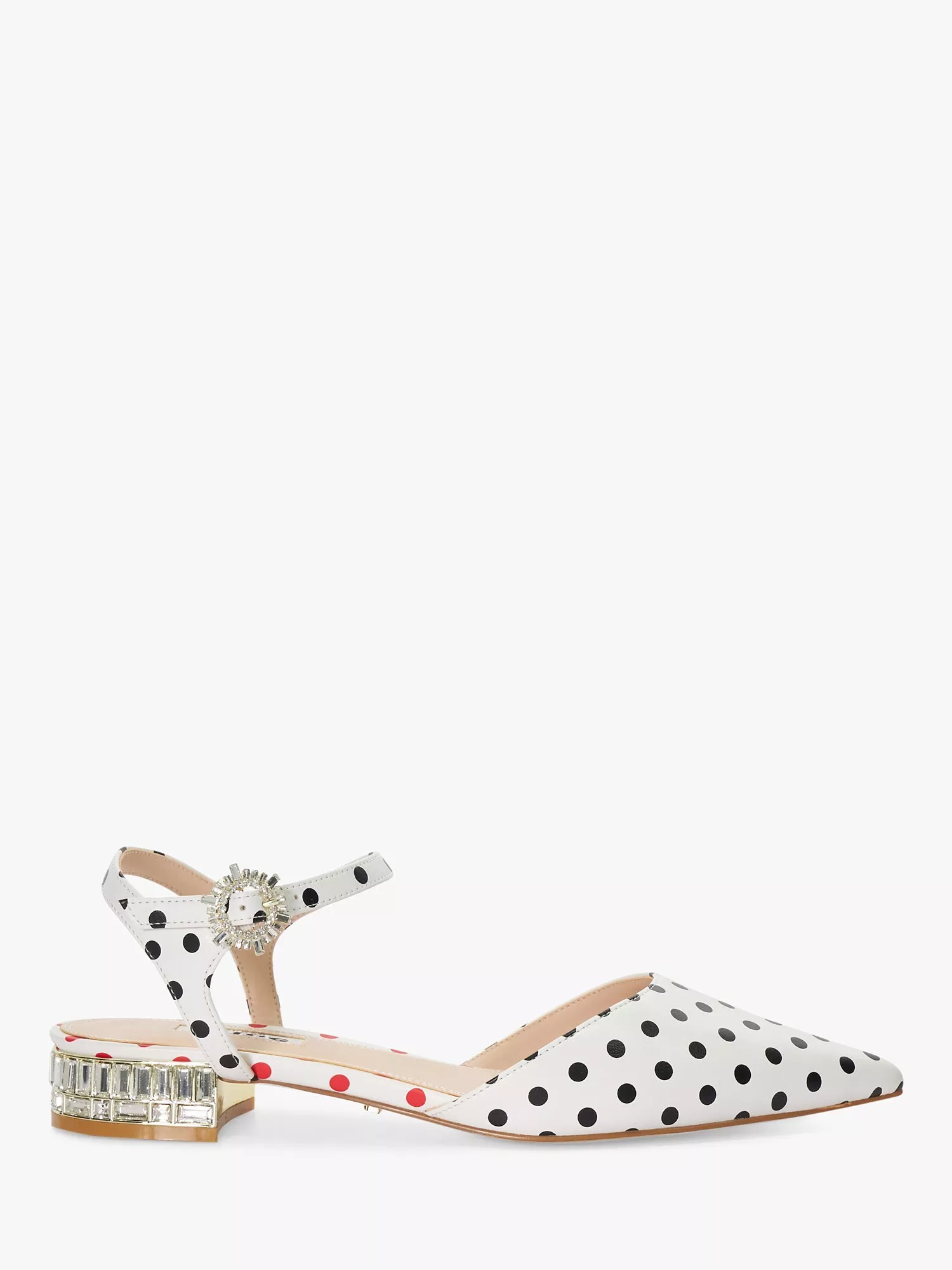 Dune Hodge Polka Dot Pointed Shoes Multi