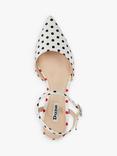 Dune Hodge Polka Dot Pointed Shoes, Multi