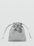 Mango Fran Sequin Bag, Silver